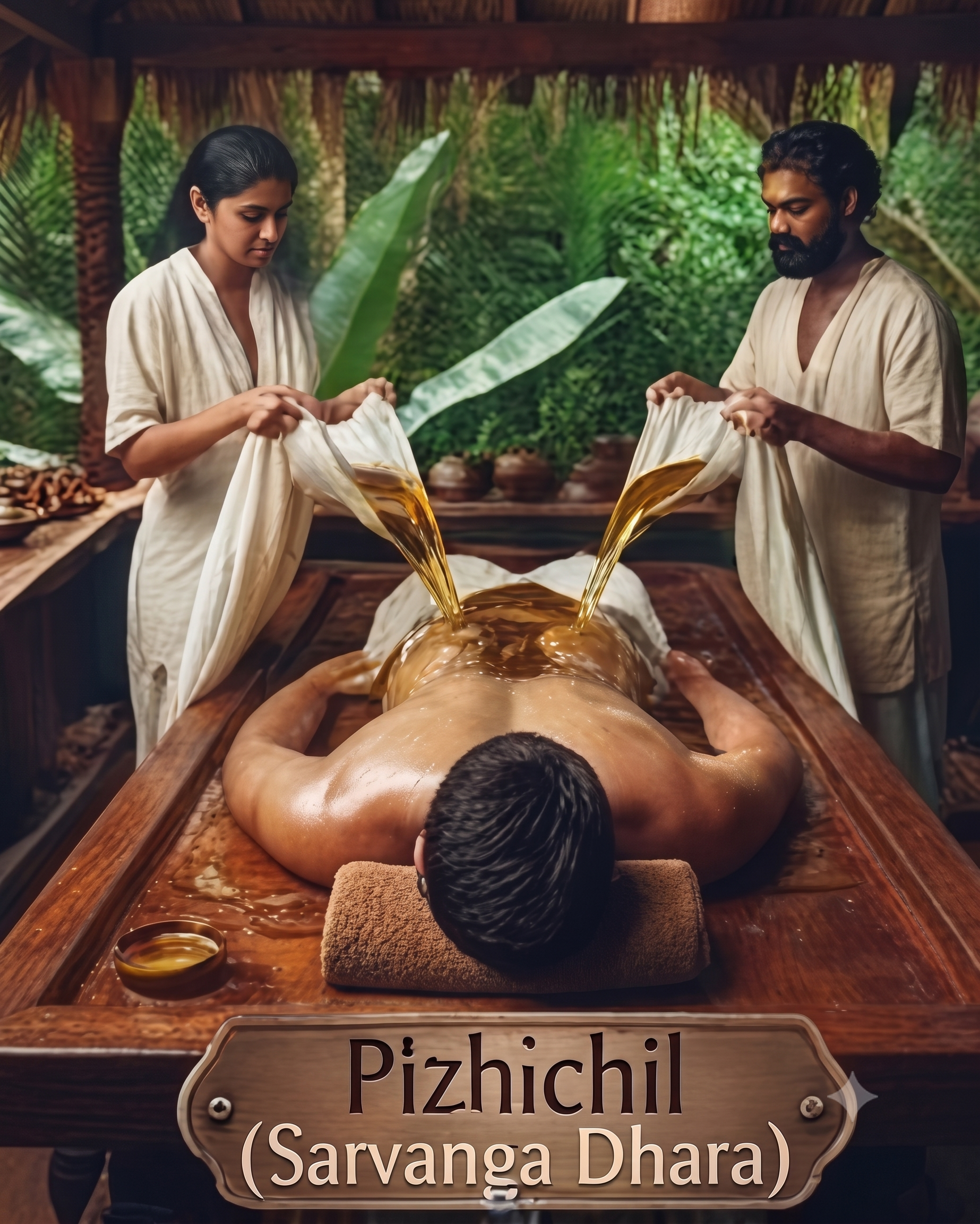 Pizhichil (Sarvanga Dhara)